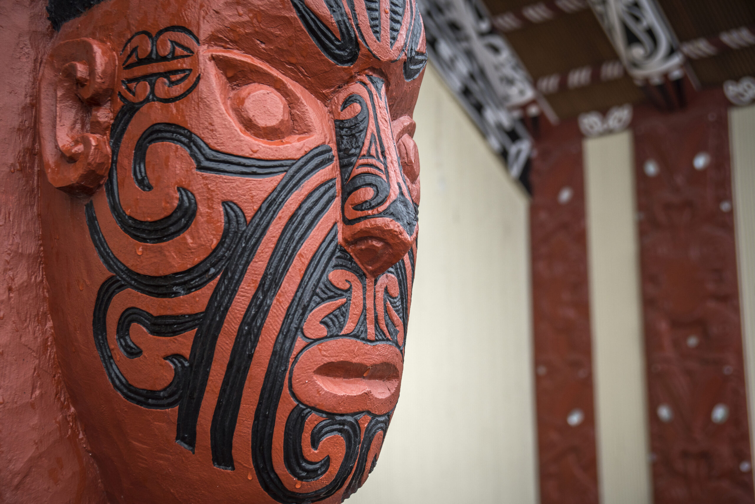 New Zealand maori carving